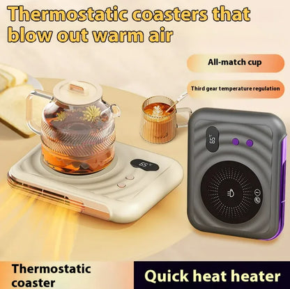 Dual-Function Desk Warmer & Beverage Heater