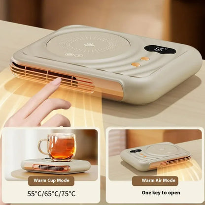 Dual-Function Desk Warmer & Beverage Heater