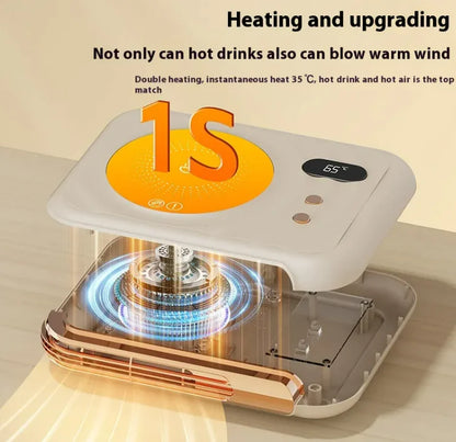 Dual-Function Desk Warmer & Beverage Heater